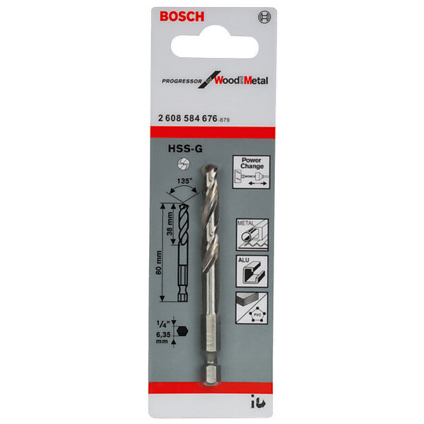Bosch Elektrowerkzeuge Zentrierbohrer HSS-G, 80 mm 2608584676